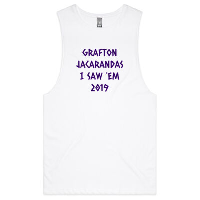 Jacarandas I saw em' - AS Colour - Barnard Tank Top - Muscle Tee Thumbnail